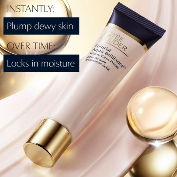 NWT Estee Lauder Futurist Aqua Brilliance Watery Glow Primer  (40mL) - Picture 4 of 5